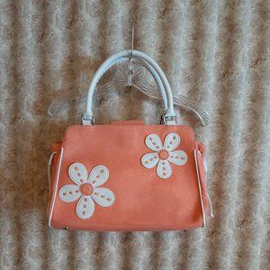 NWT Coral flower detail handbag Inge Christopher